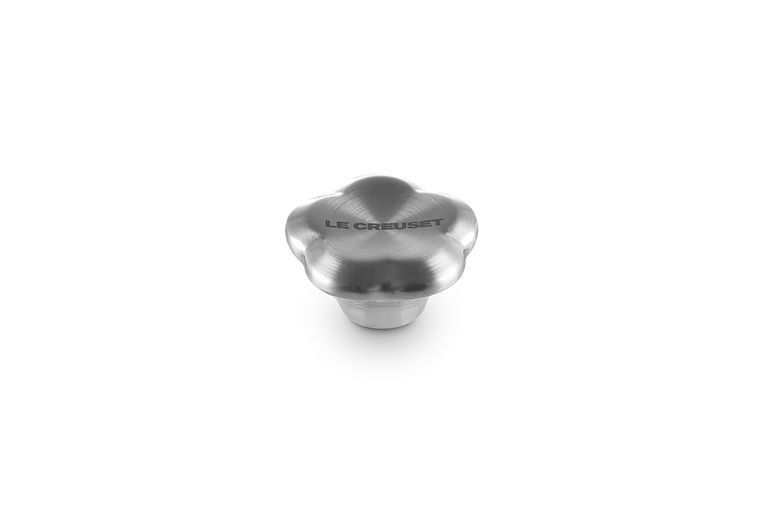 Signature Stainless Steel Flower Knob