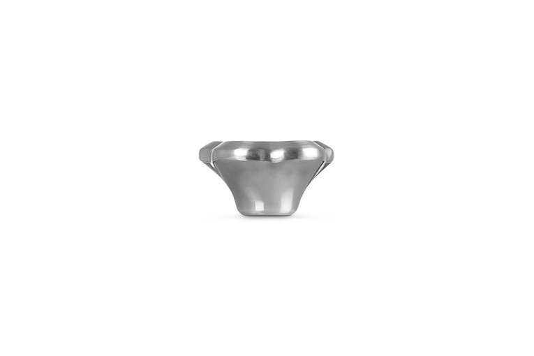 Signature Stainless Steel Flower Knob