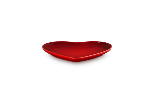 Stoneware Heart Plate