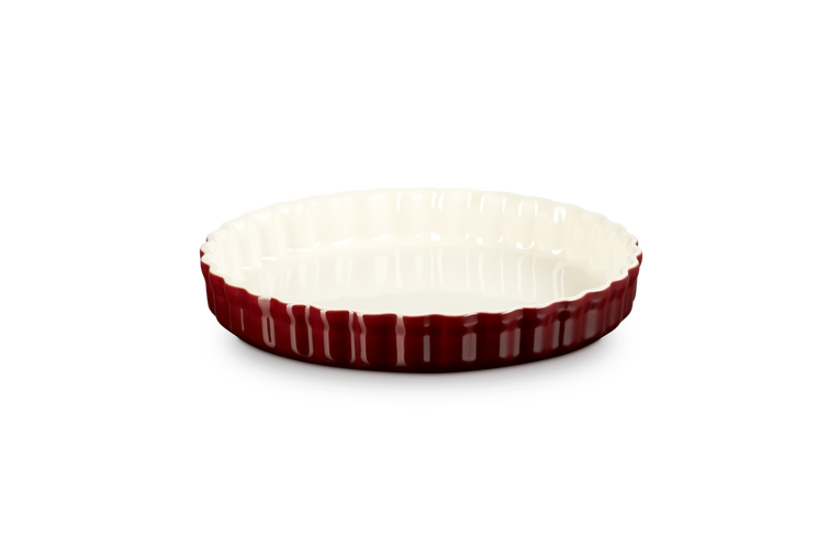 Stoneware Fluted Flan Dish