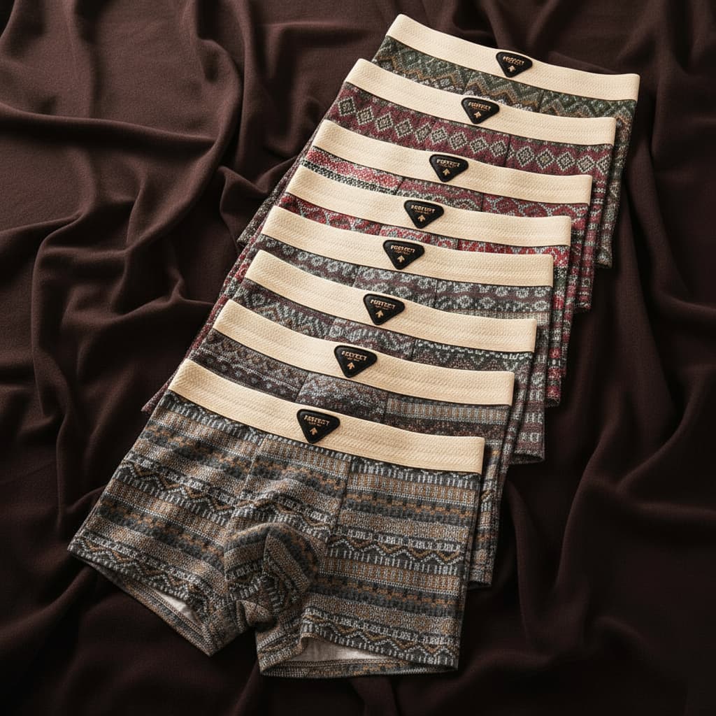 Porter Retro Baumwoll-Boxershorts