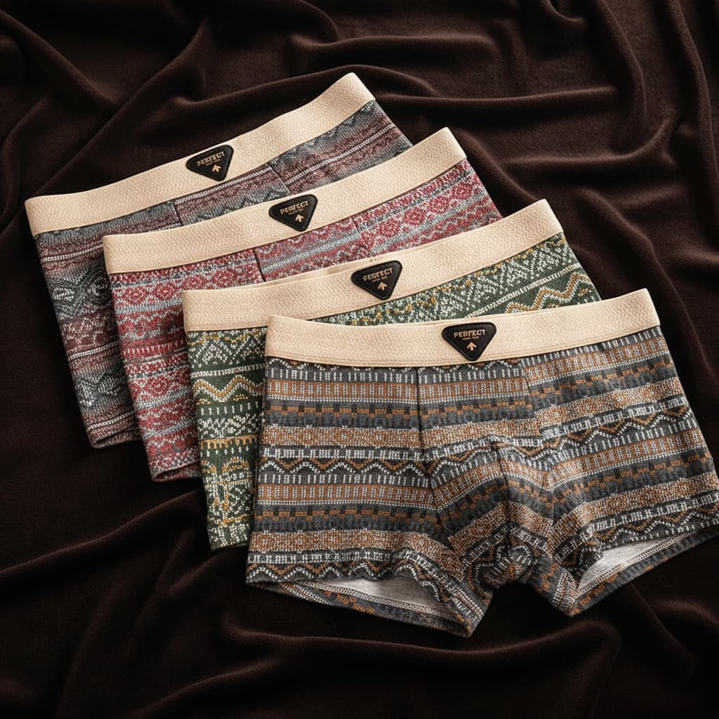 Porter Retro Baumwoll-Boxershorts