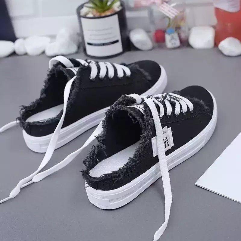 Damen-Denim-Mules-Sneaker