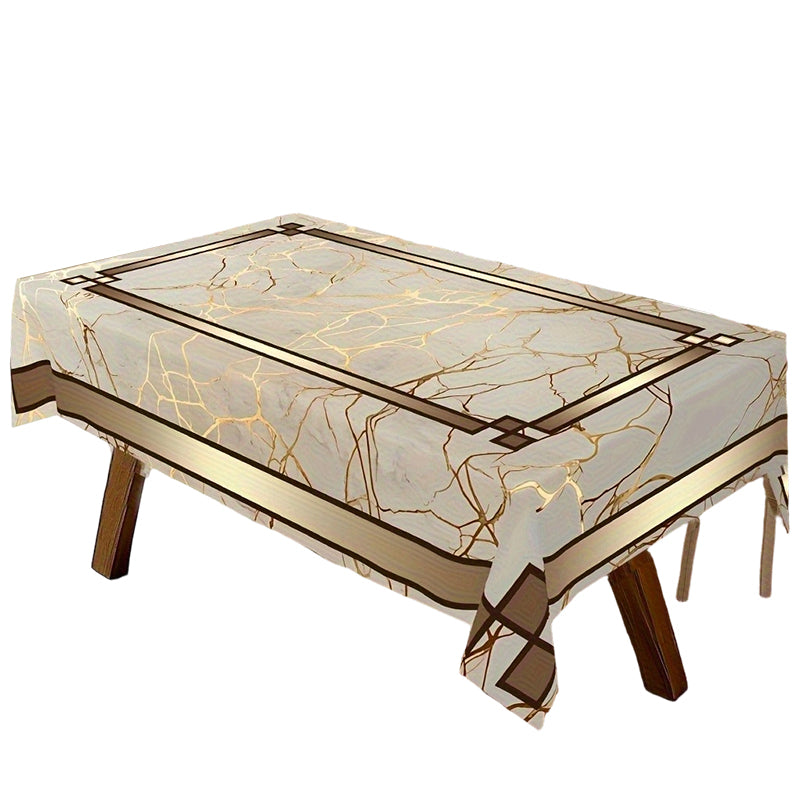 Wasserdichte Tischdecke mit Marmorprint